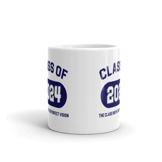 Class Of 2024 Graduation The Class With The Perfect Vision Coffee Tea Ceramic Mug/Cup