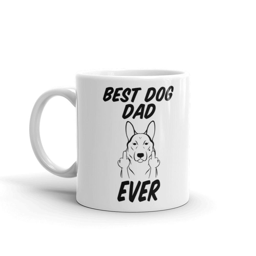 Best Dog Dad Ever Rude Dog Lovers Dog Memes Coffee Tea Ceramic Mug/Cup