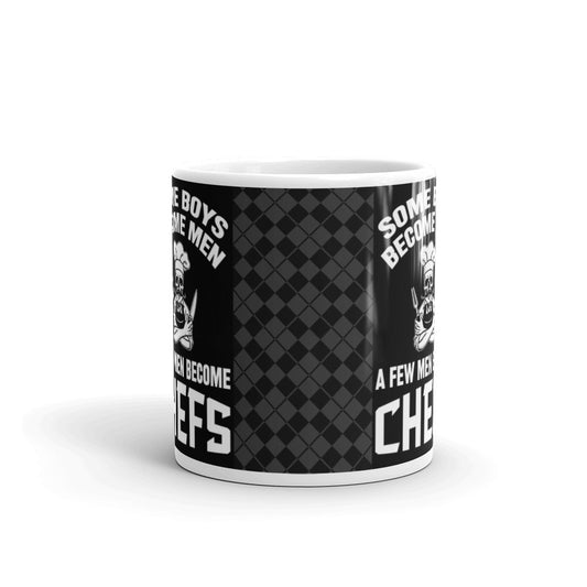 Some Boys Become Men A Few Men Become Chefs Dad Coffee Tea Ceramic Mug/Cup