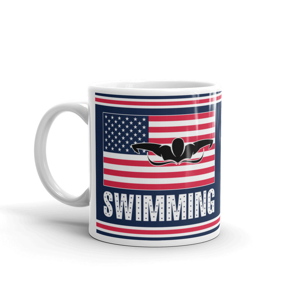Swimming Accessories American Pride Coffee Tea Ceramic Mug/Cup