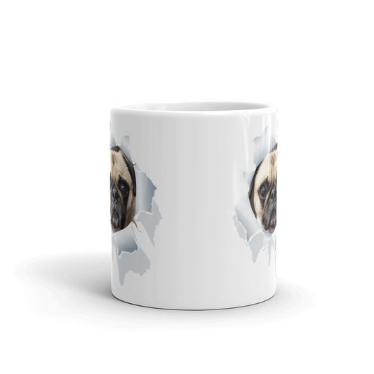 Pug Face Mug Pug Dog Owner Gifts Coffee Tea Ceramic Mug/Cup