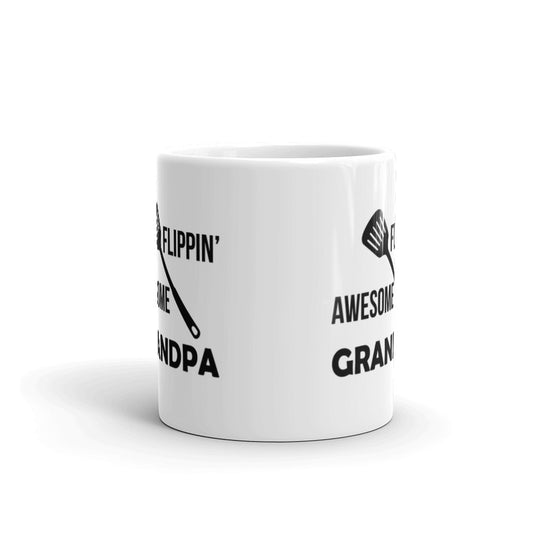 Flippin' Awesome Grandpa BBQ Tool Coffee Tea Ceramic Mug/Cup