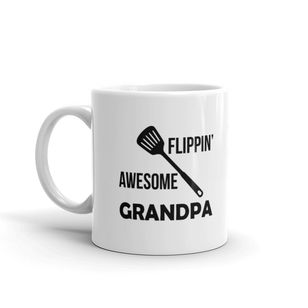 Flippin' Awesome Grandpa BBQ Tool Coffee Tea Ceramic Mug/Cup