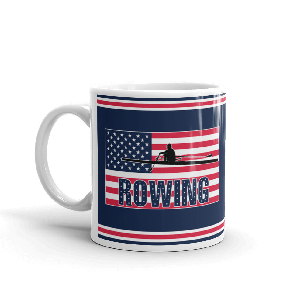 Rowing Accessories American Pride Coffee Tea Ceramic Mug/Cup