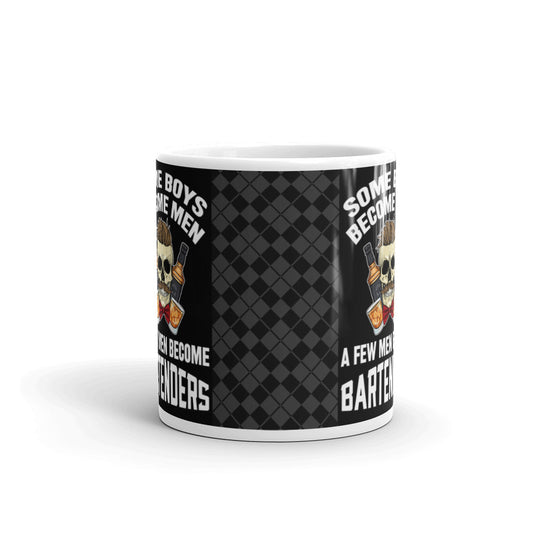 Some Boys Become Men A Few Men Become Bartenders Dad Coffee Mug