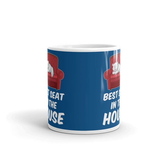 Cat Lovers Gifts Best Seat in the House Cat Coffee Mug