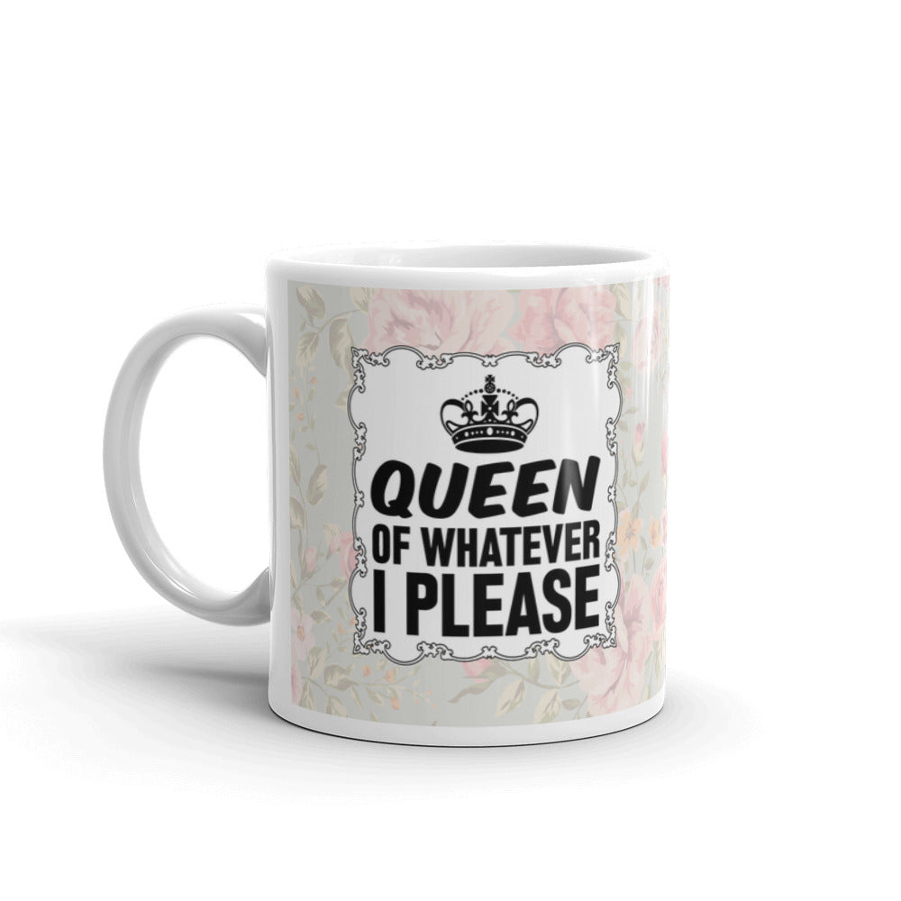 Funny Coffee Mugs for Women Queen of Whatever I Please Office Coffee Mug