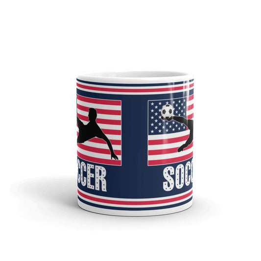 Soccer Accessories American Pride Soccer Bike Coffee Mug