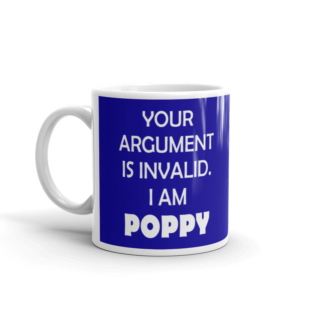 Your Argument is Invalid I Am Poopy Funny Gift Coffee Mug
