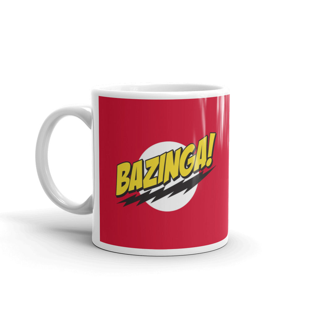Bazinga Mug Big Bang Theory Mug Sheldon Cooper Mug ceramics coffee mug