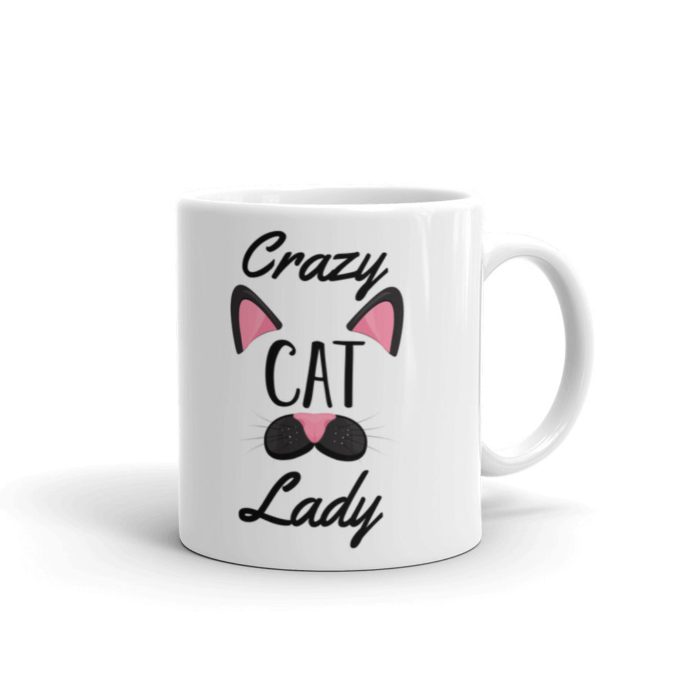 Crazy Cat Lady Kitten Coffee Mug Unique Ceramic Cup The best gift for a friend