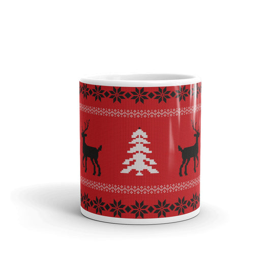 For Christmas Sweater Pattern Themed Religious Coffee Ceramic Mug