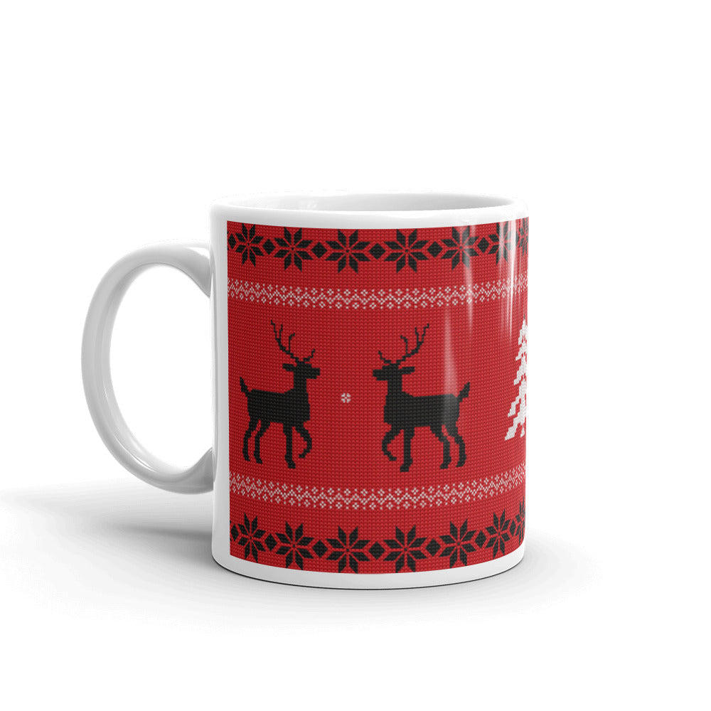For Christmas Sweater Pattern Themed Religious Coffee Ceramic Mug