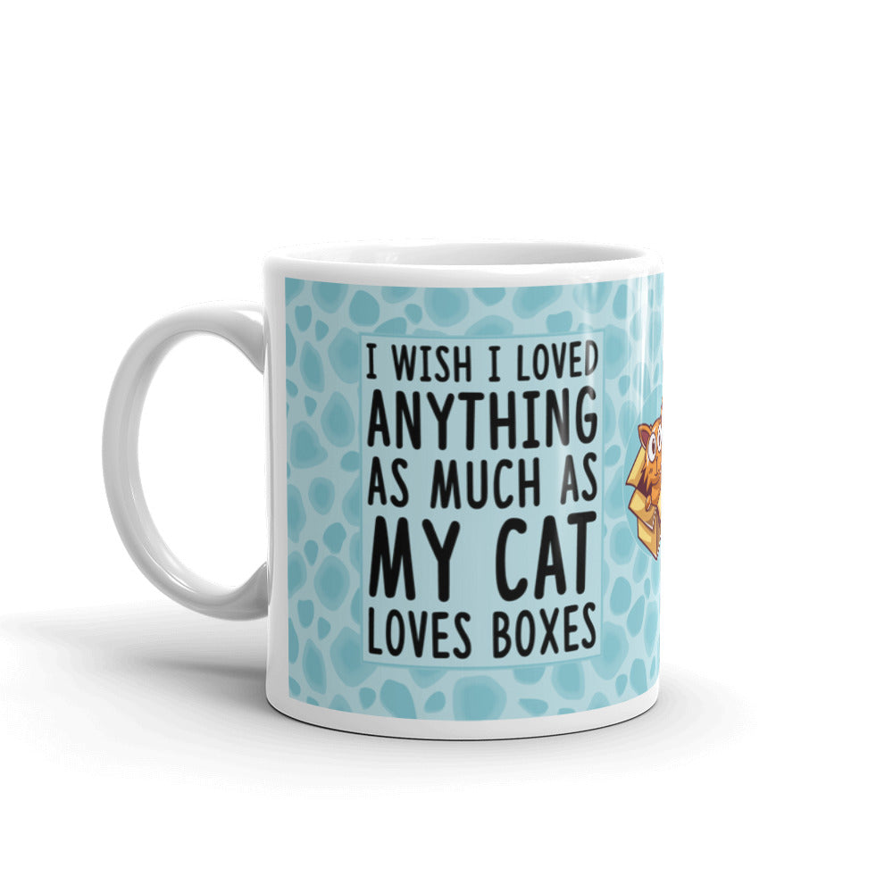 I Wish I Loved My Cat Funny Gift For Cat Lovers Coffee Tea Ceramic Mug/Cup