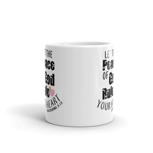 Let The Peace Of God Rule Your Heart Funny Gift Mug Coffee Tea Ceramic Mug/Cup