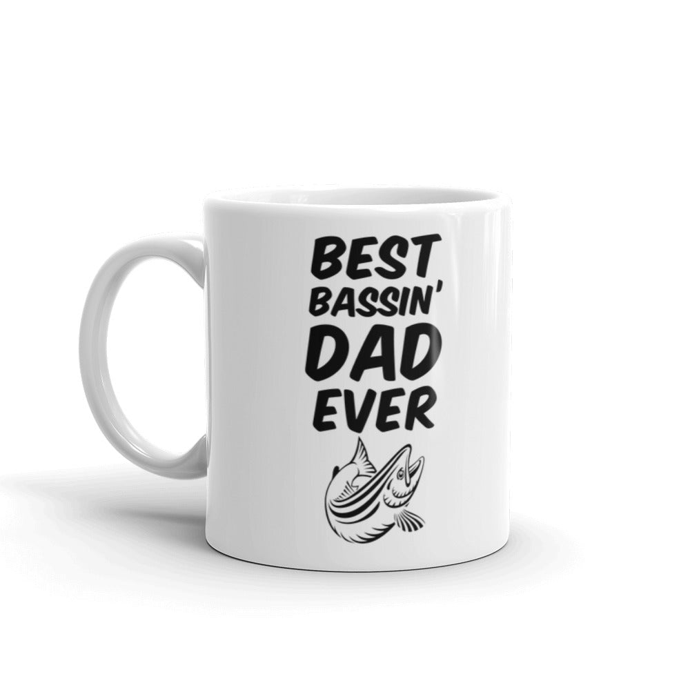 Best Bassin Dad Ever Funny Gift Mug Coffee Tea Ceramic Mug/Cup