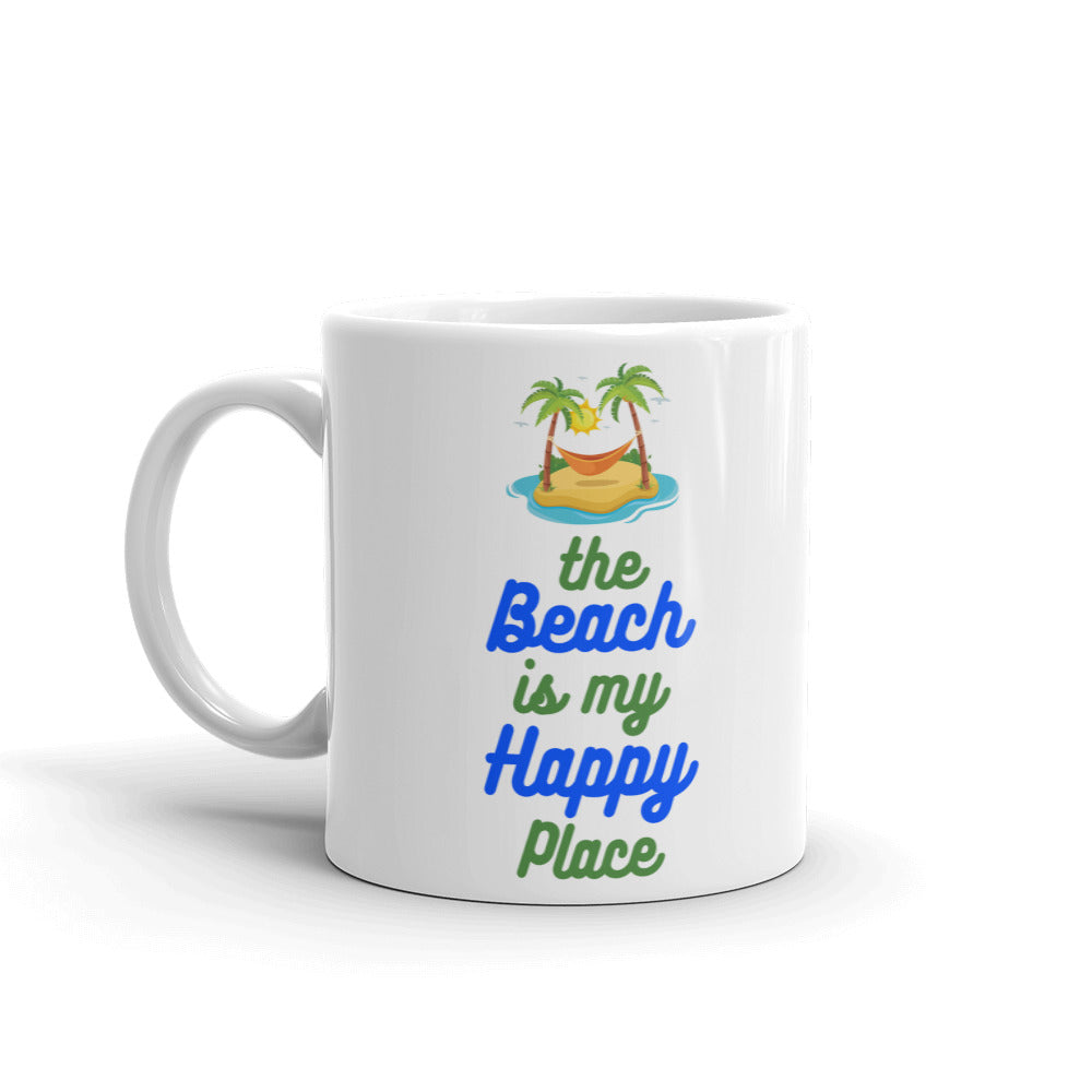 The Beach Is My Happy Place Gift Coffee Ceramic Mug/Cup