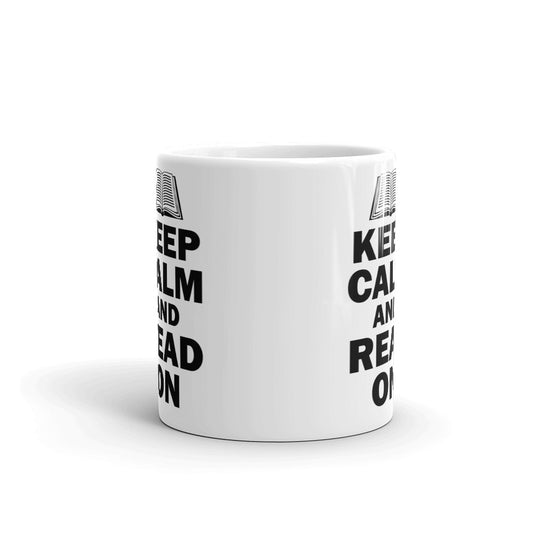Keep Calm And Read On Book Lovers Librarian Gift Coffee Ceramic Mug/Cup