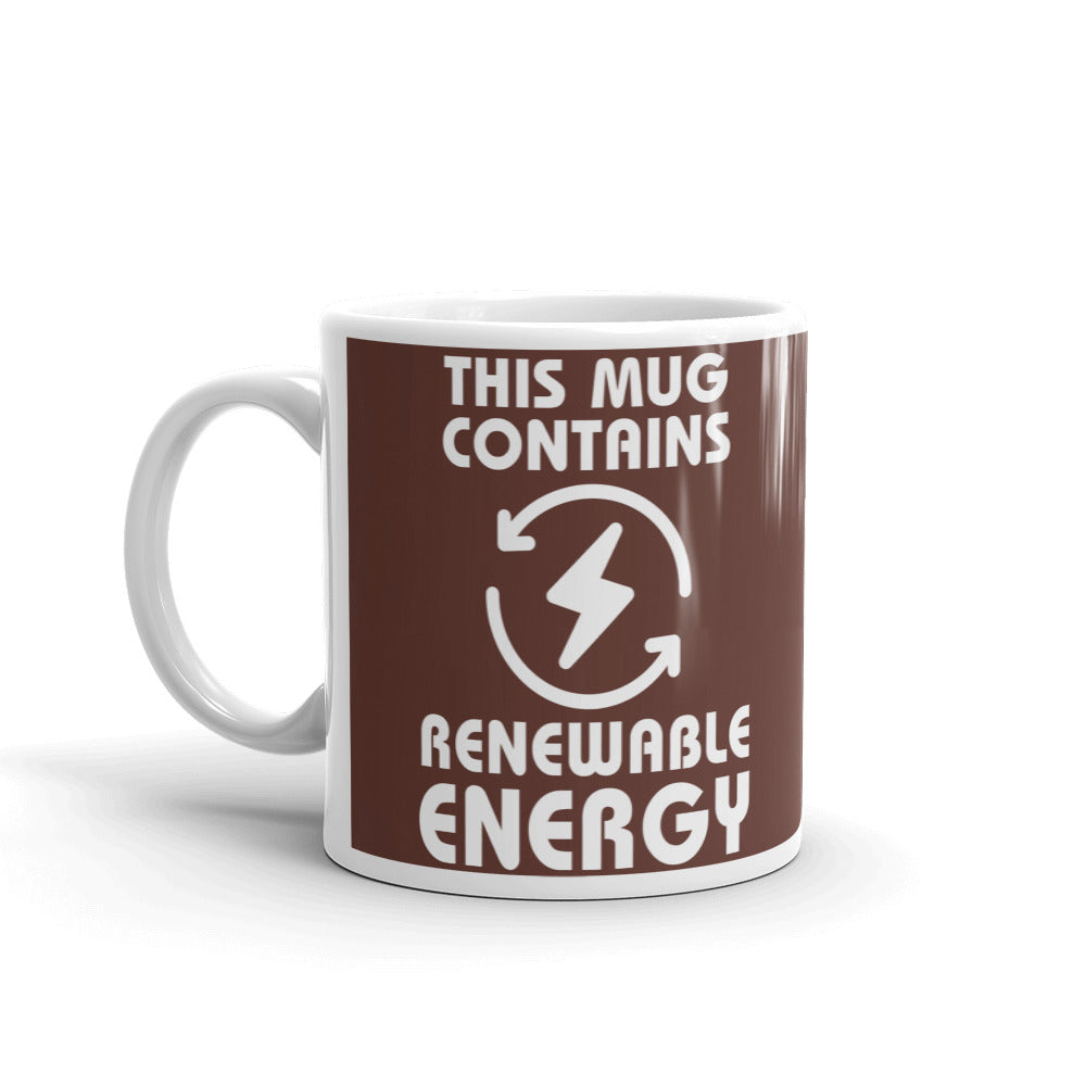 This Mug Contain Renewable Energy Gift Coffee Ceramic Mug/Cup