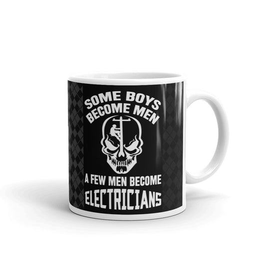 Some Boys Become Men A Few Men Become Electrician Gift Coffee Ceramic Mug/Cup