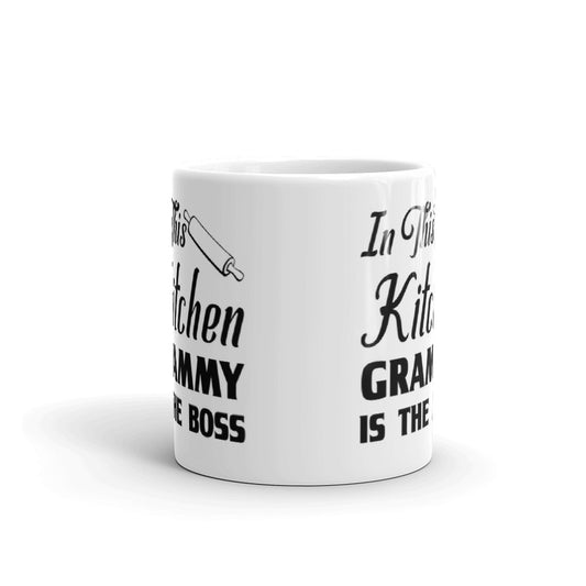 In This Kitchen Grammy Is The Boss Gift Coffee Ceramic Mug/Cup