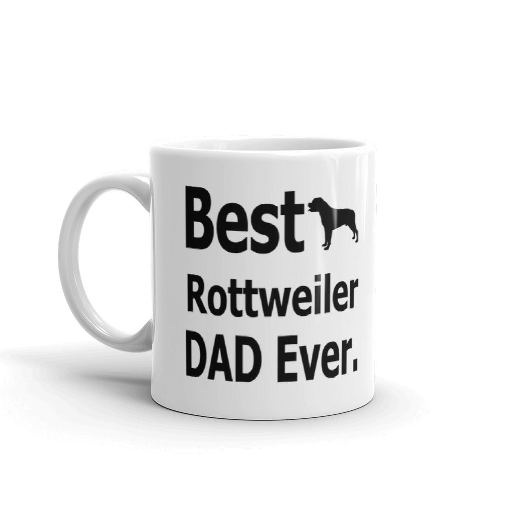 Best Rottweiler Dad Ever Dog Owner Gift Coffee Ceramic Mug/Cup