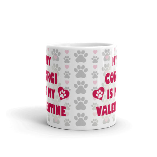 My Corgi Is My Valentine Gift Coffee Ceramic Mug/Cup