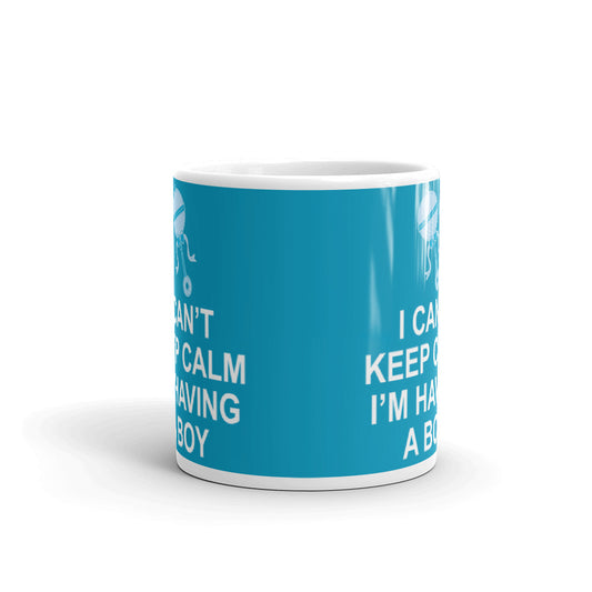I Can't Keep Calm I'm Having A Boy Gift Coffee Ceramic Mug/Cup