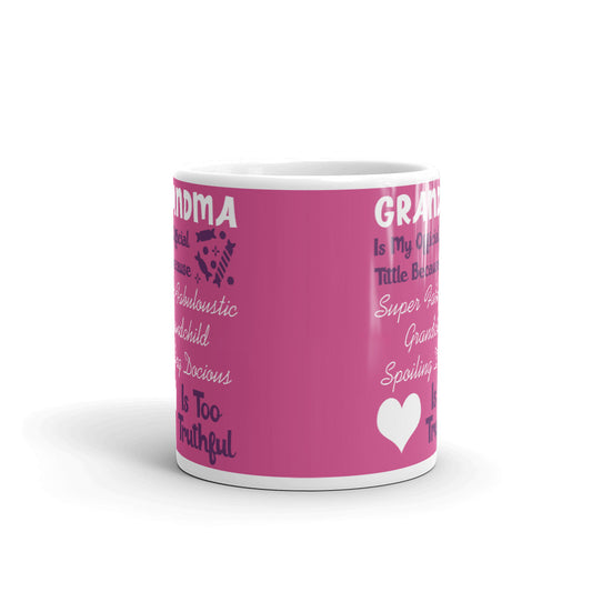 Grandma Is My Official Title Spoil Truthful Grandma Gifts Coffee Mug Tea Cup