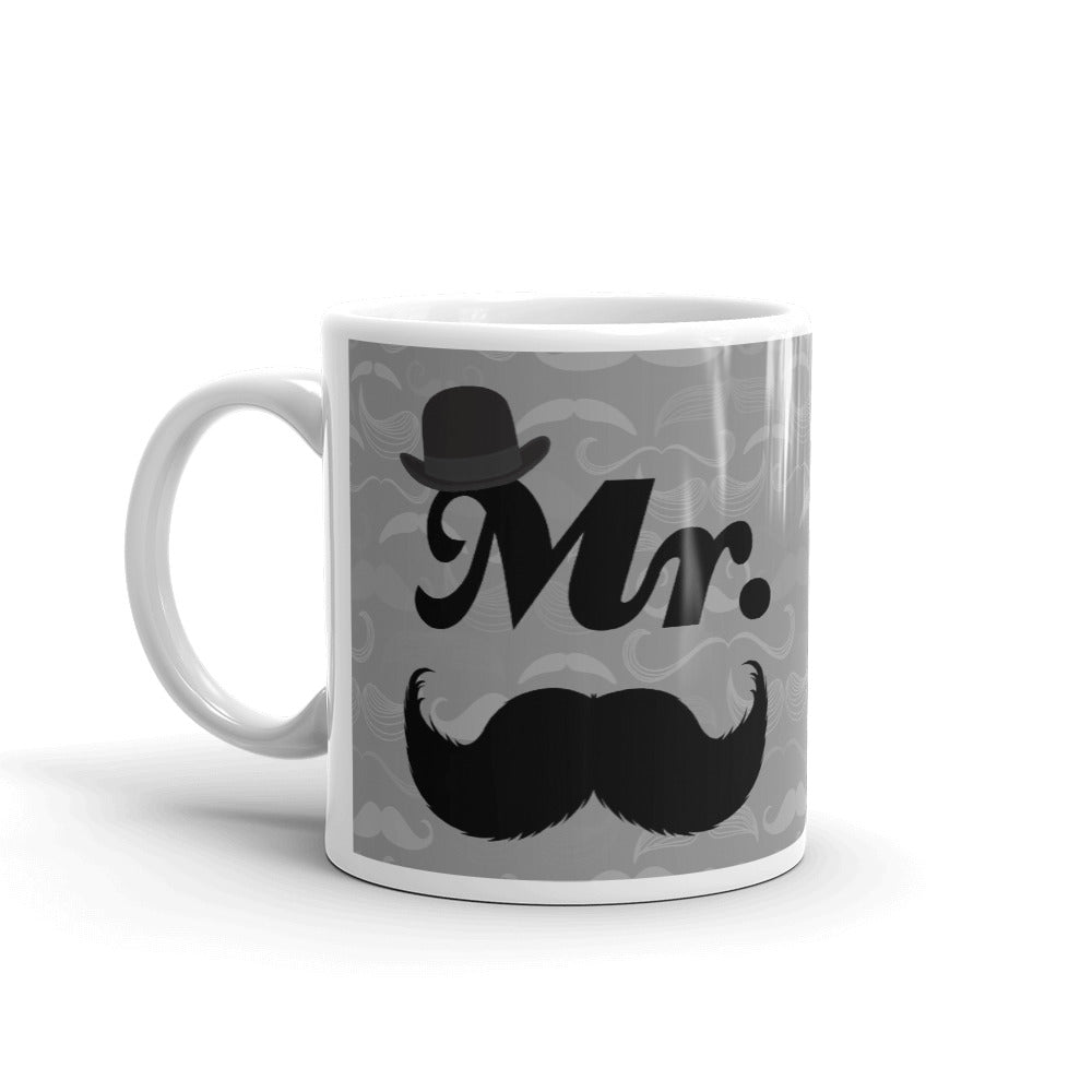 Wedding Gift Mr Mustache Coffee Lover Coffee Mug Tea Cup