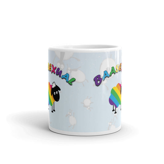 BAASEXUAL Great for Animal Lovers of The Sheep Variety Coffee Mug