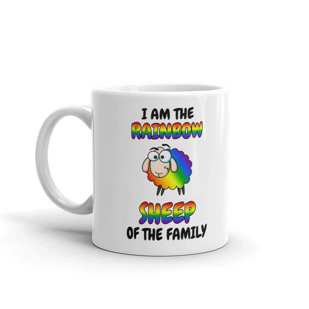 I Am The Rainbow Sheep Of The Family Coffee Mug Tea Cup