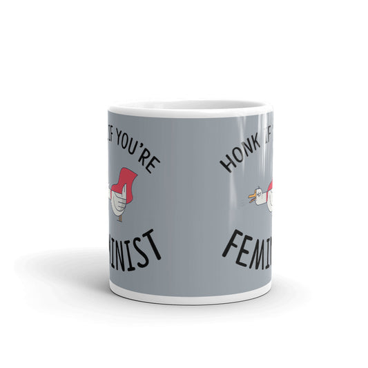 Honk If You're Feminist Coffee Tea Ceramic Mug/Cup