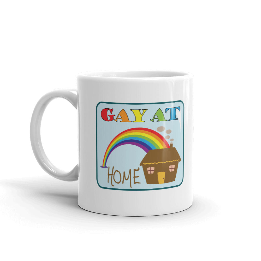 Gay At Home Coffee Tea Ceramic Mug/Cup