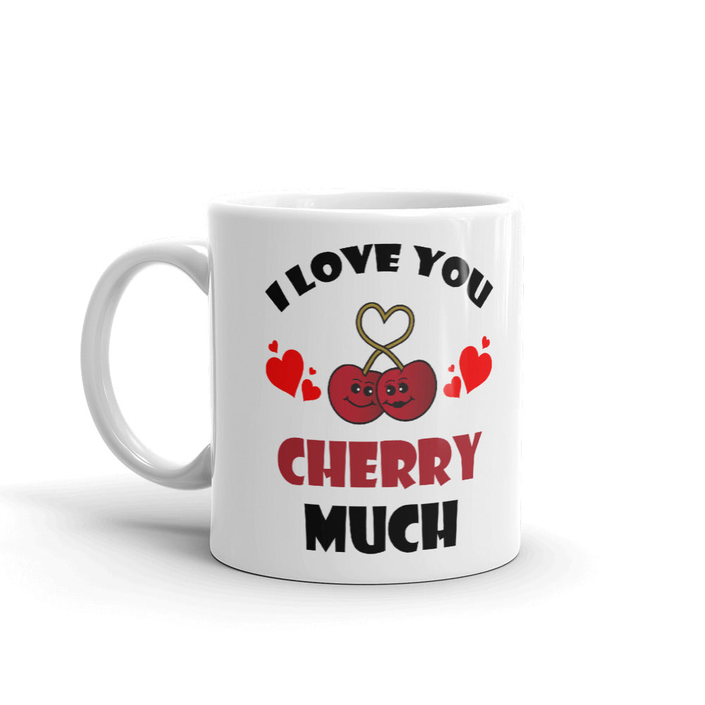 I Love You Cherry Much Coffee Tea Ceramic Mug/Cup
