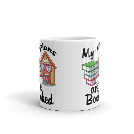 My Plans Are Booked Book Lover Coffee Mug Tea Cup