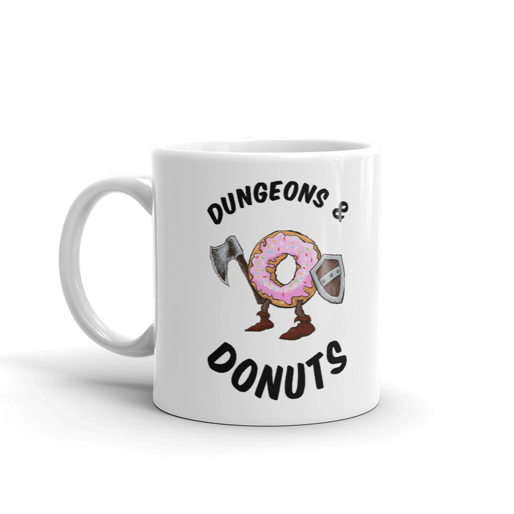 Dungeons And Donuts Novelty Gift Coffee Mug Tea Cup