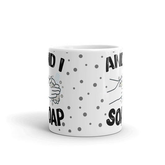 And I Soap Club Print Cup Gift Coffee Tea Ceramic Mug