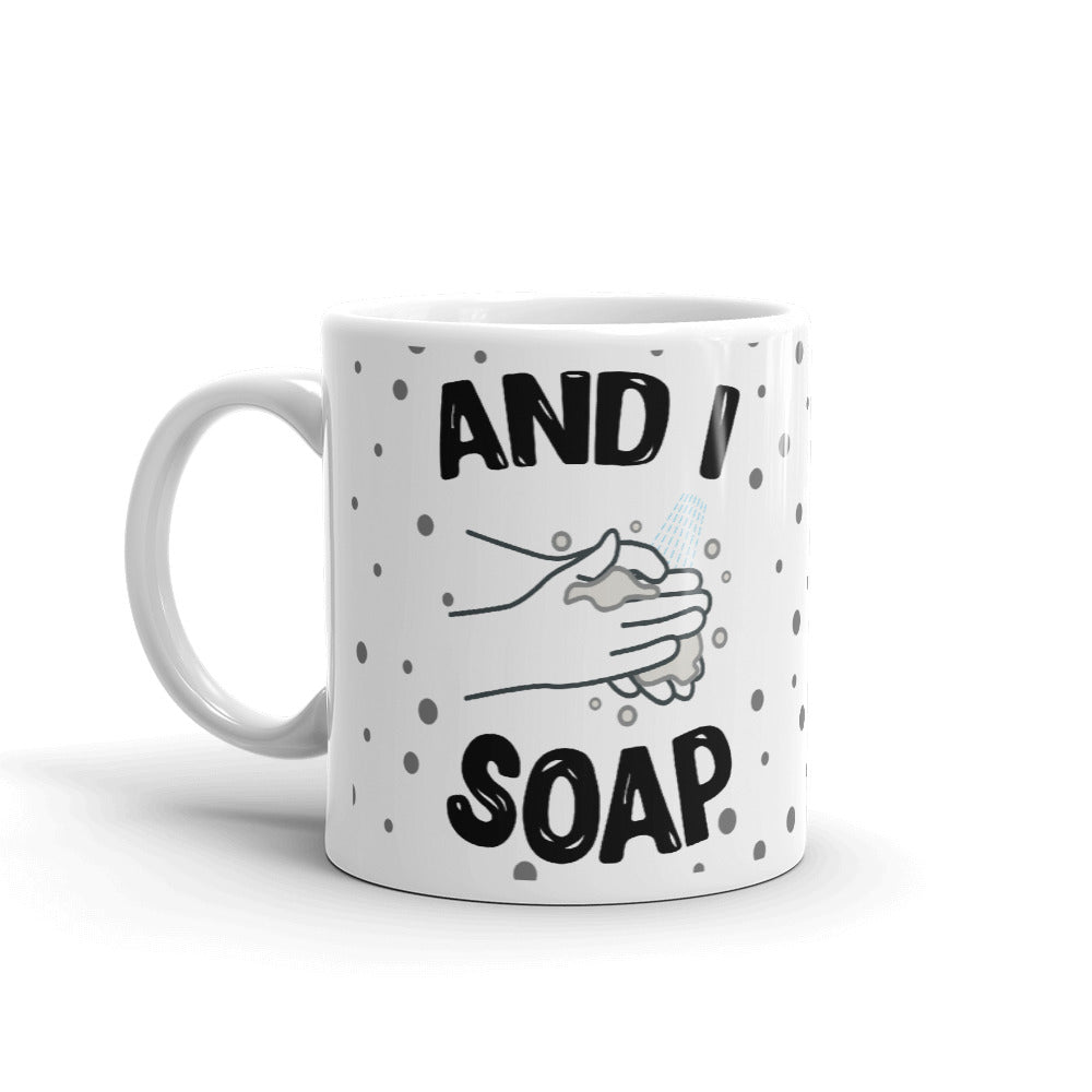 And I Soap Club Print Cup Gift Coffee Tea Ceramic Mug