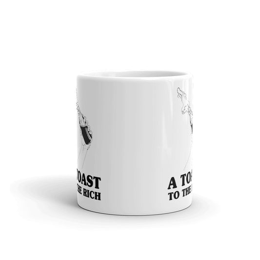 A Toast To The Rich Unique Cup Gift Coffee Tea Ceramic Mug