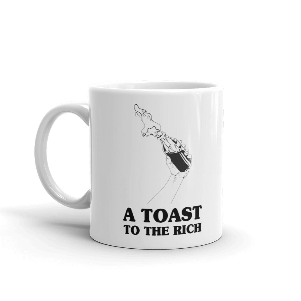 A Toast To The Rich Unique Cup Gift Coffee Tea Ceramic Mug
