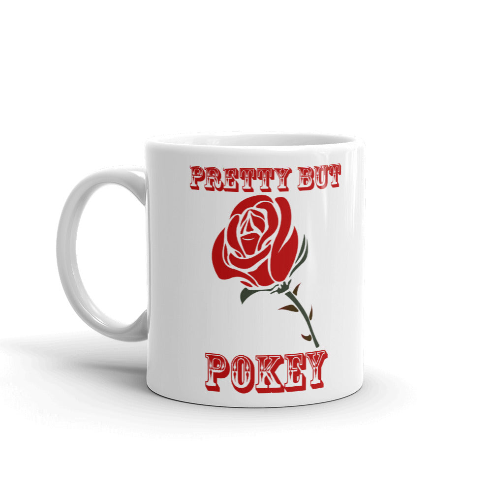 Pretty But Pokey Unique Rose Cup Gift Coffee Tea Ceramic Mug