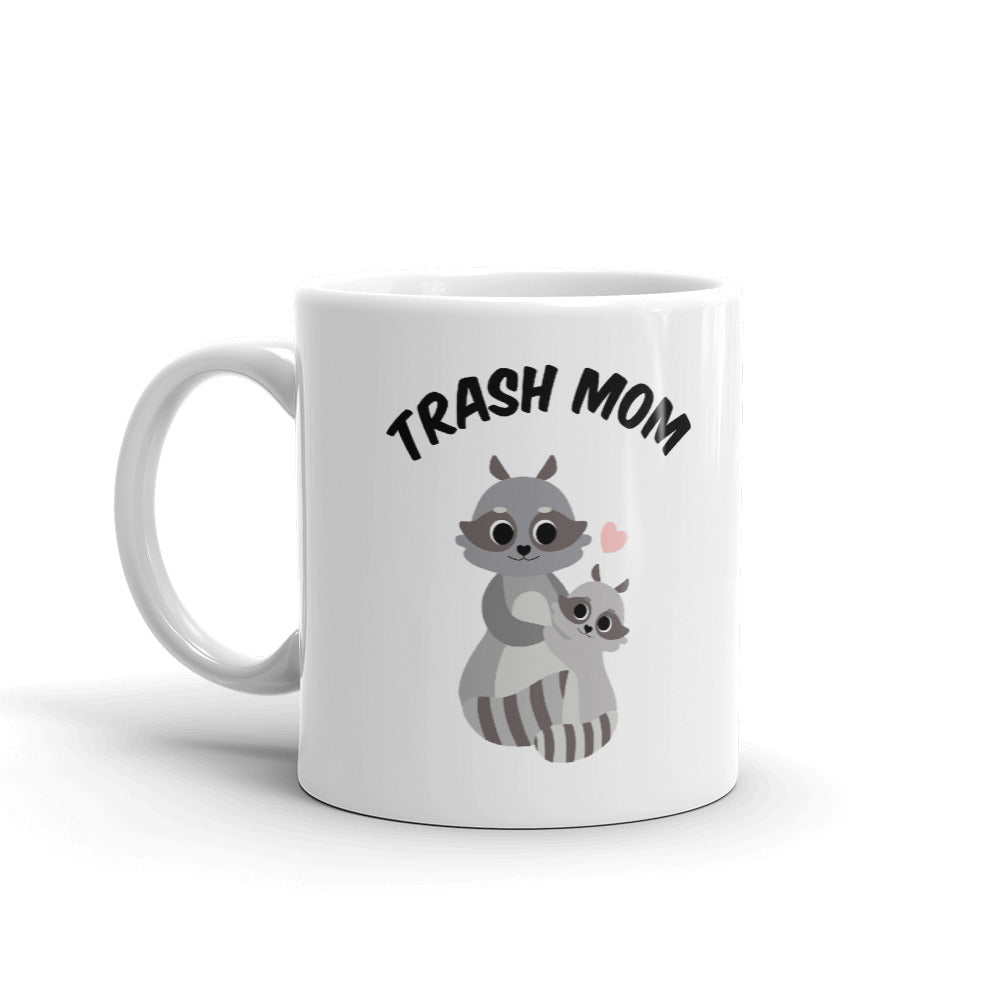 Trash Mom Print Unique Cup Gift Coffee Tea Ceramic Mug