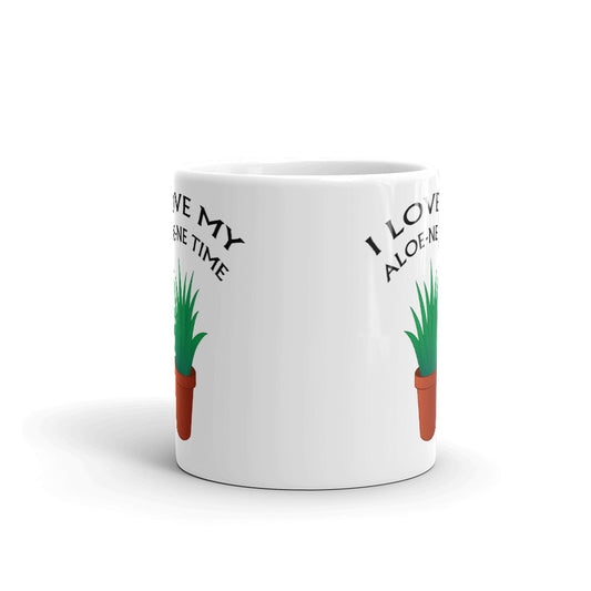I Love My Aloe-ne Time Unique Cup Gift Coffee Tea Ceramic Mug