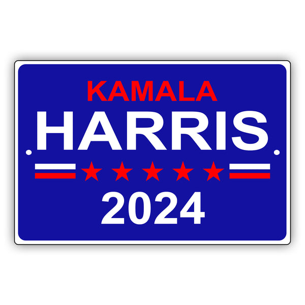 Kamala Harris 2024 Aluminum Metal Sign Sign Fever