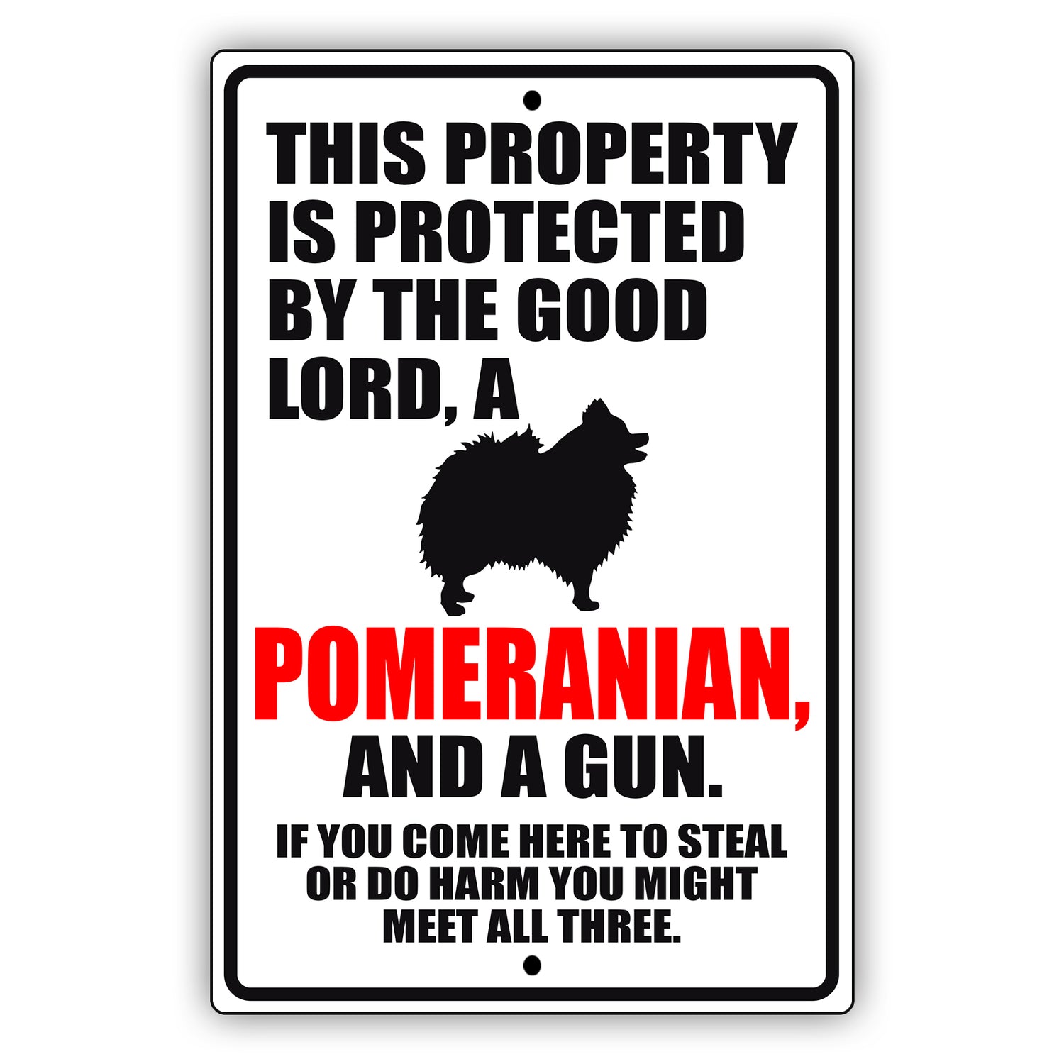 Pomeranian Dog Signs