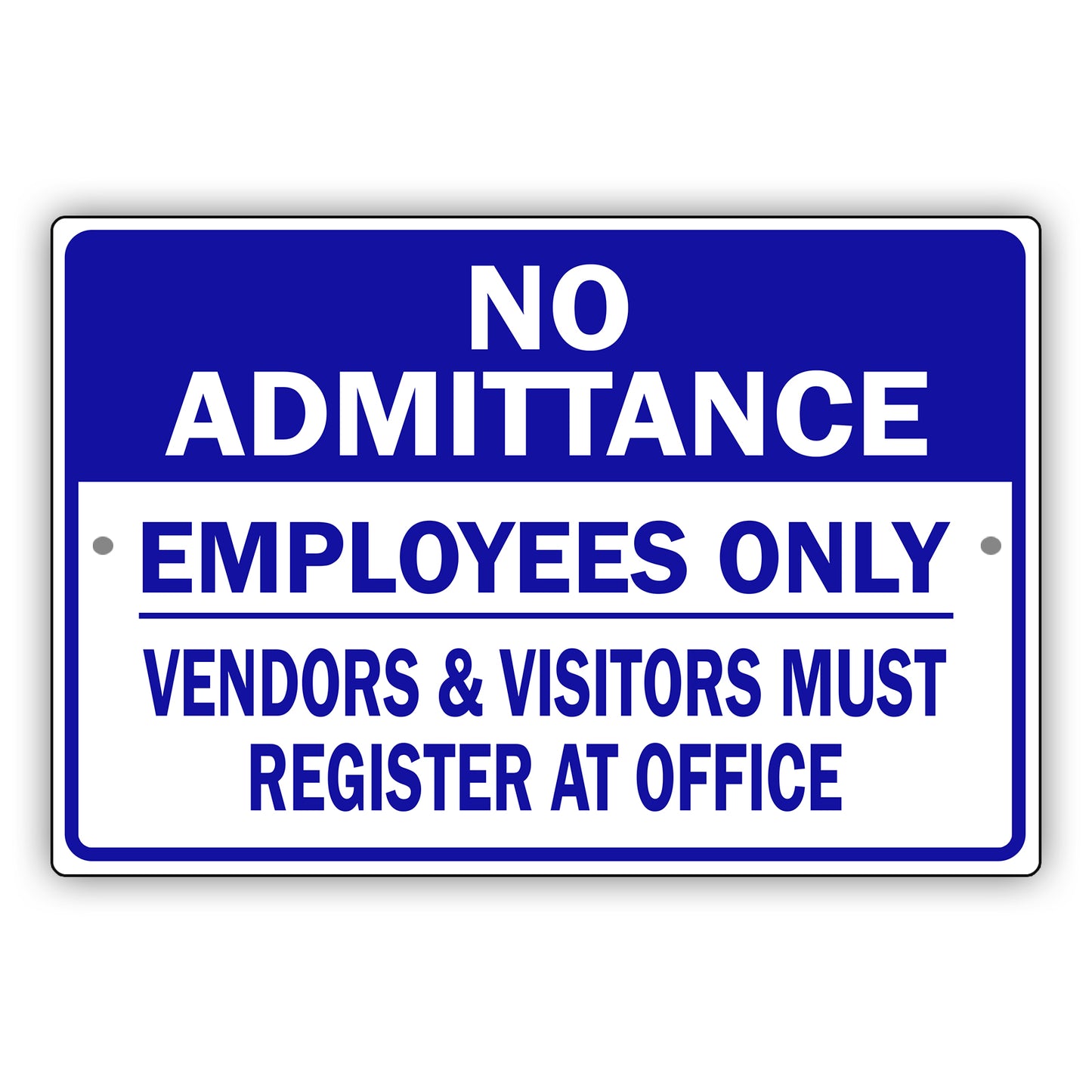 No-Admittance-Employees-Only-Aluminum-Metal-Sign