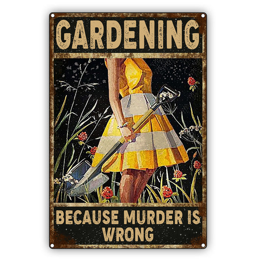 Gardening Because Murder Is Wrong