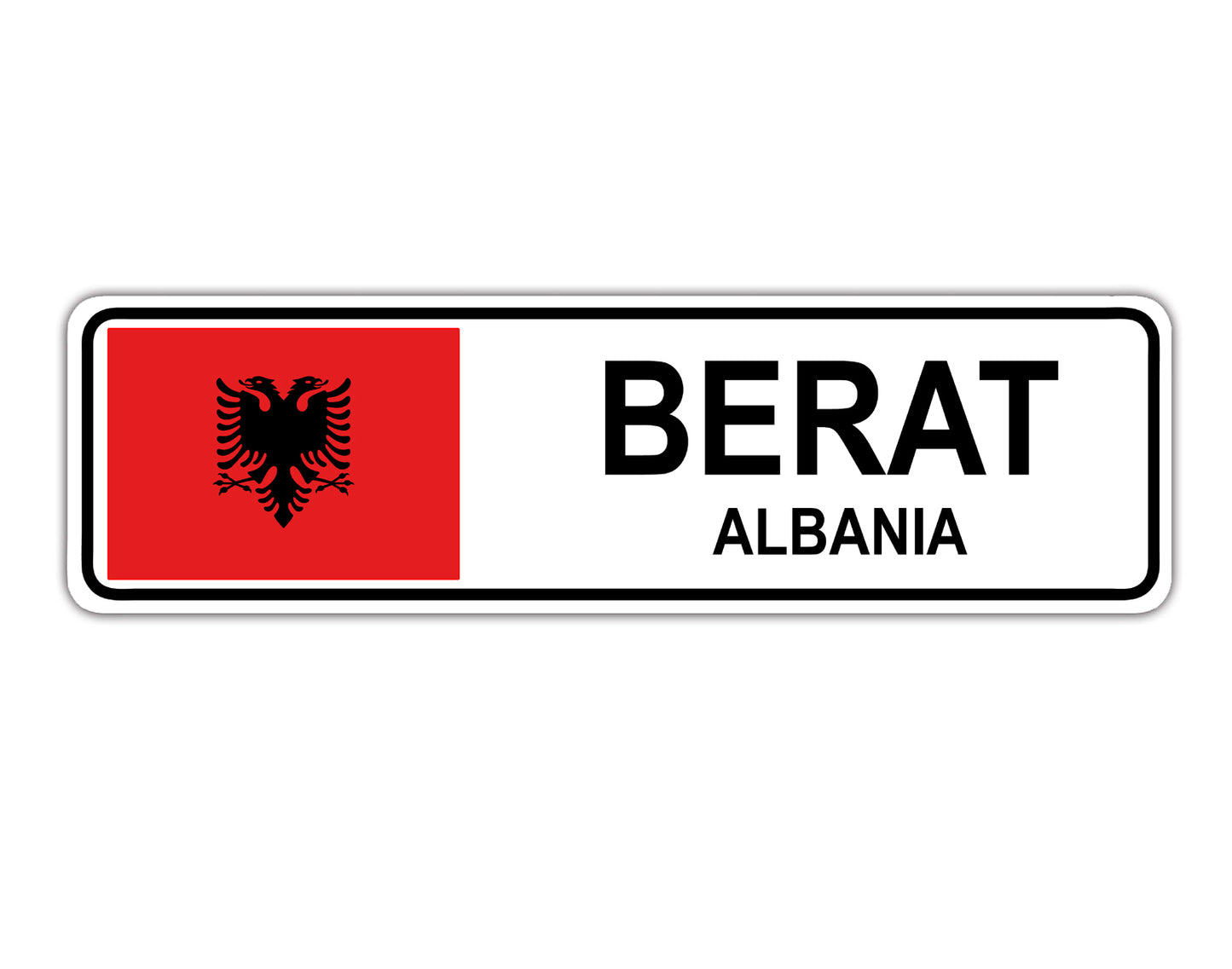 Berat Albania Country City Flag