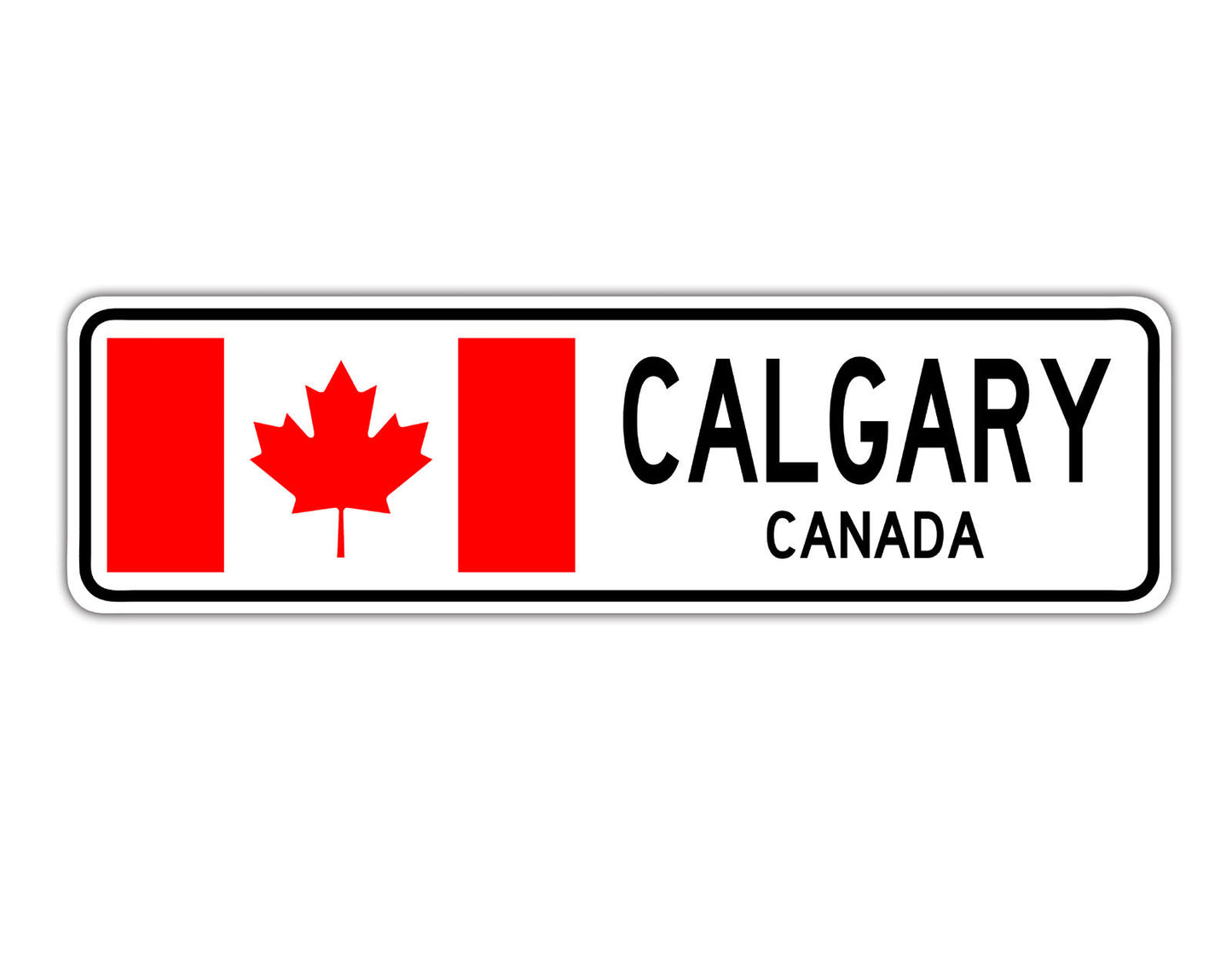 Calgary Canada Country City Flag Aluminum Metal Sign